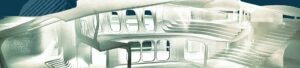 3D Architekturmodell in Kunststoff transparent